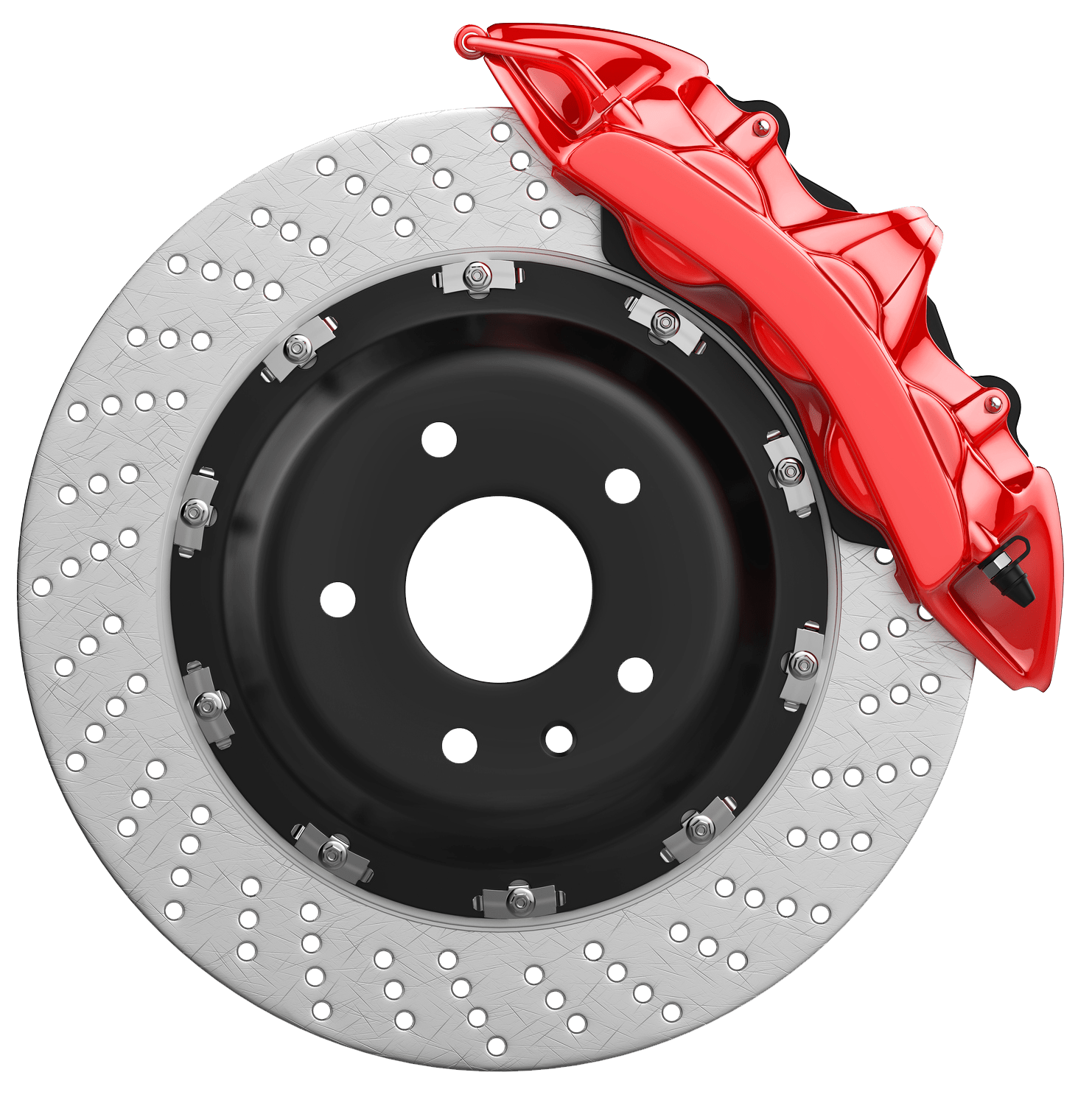 Brake Disc with Red Caliper — Marlton, NJ — Motortrans