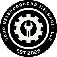 Logo for Demo Auto Repair: text with a gear icon, red and navy colors.