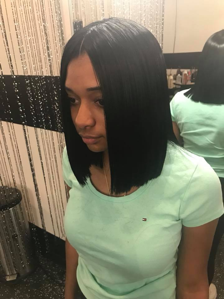 Woman With Mid Length Hair