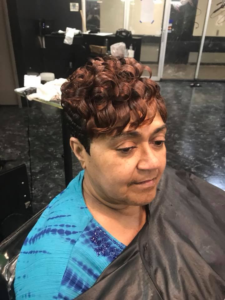 Woman With Brown Short Hair