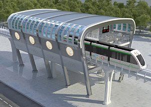 Intamin monorail train