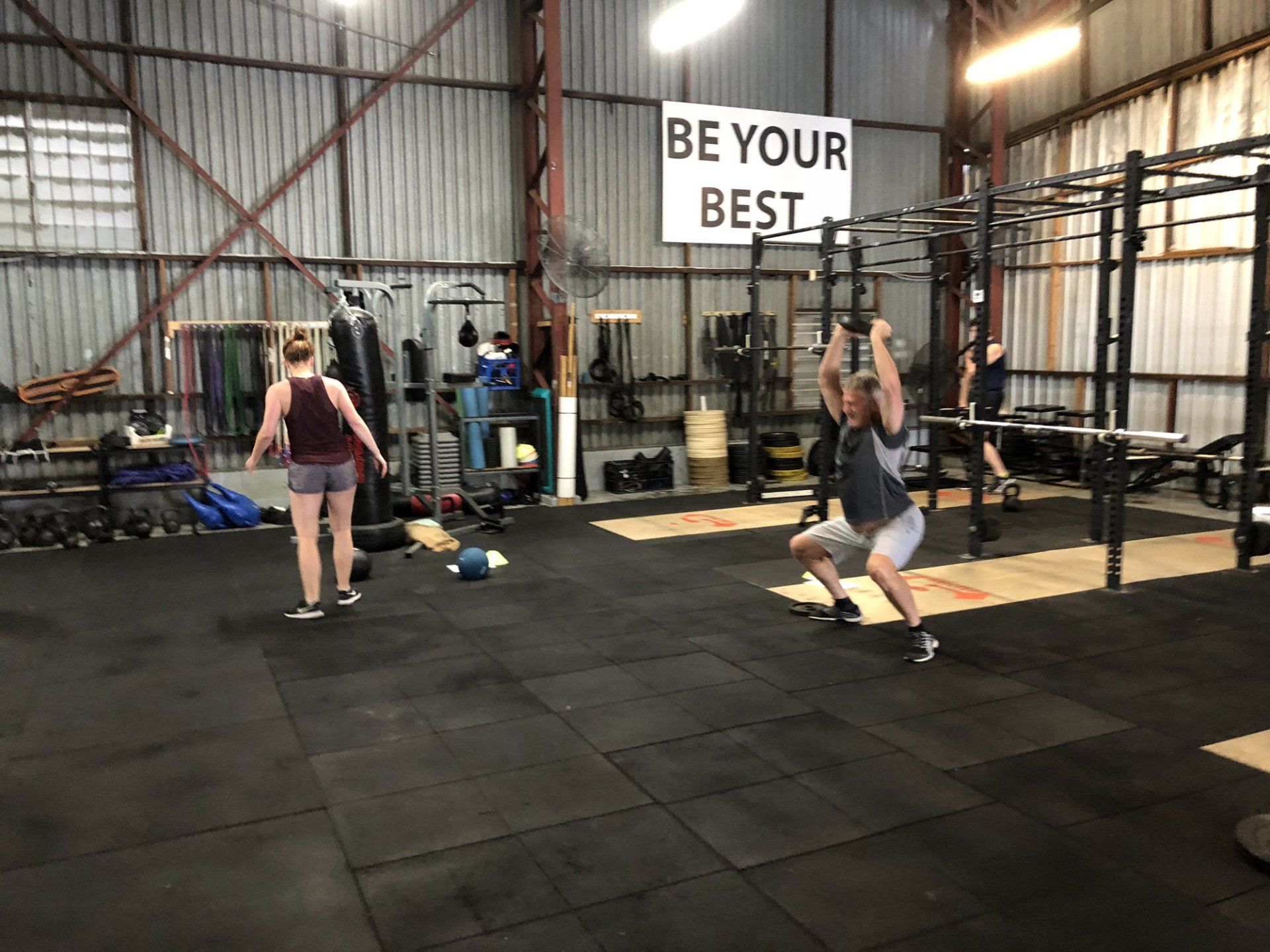 Training at Press Start Strength and Fitness