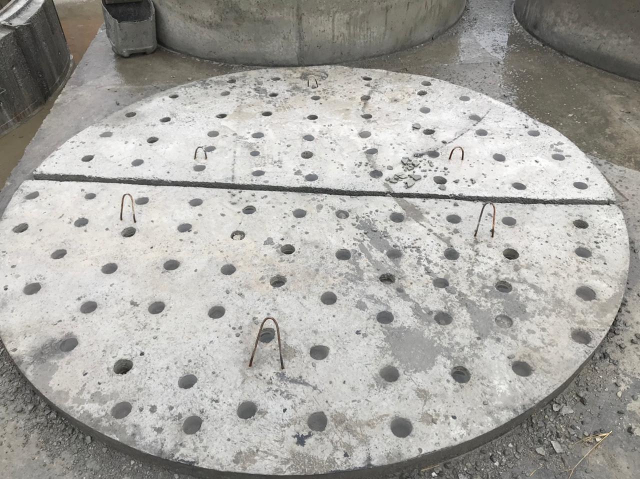 Tampa de Concreto - Fábrica de Zimbra Dois Irmãos