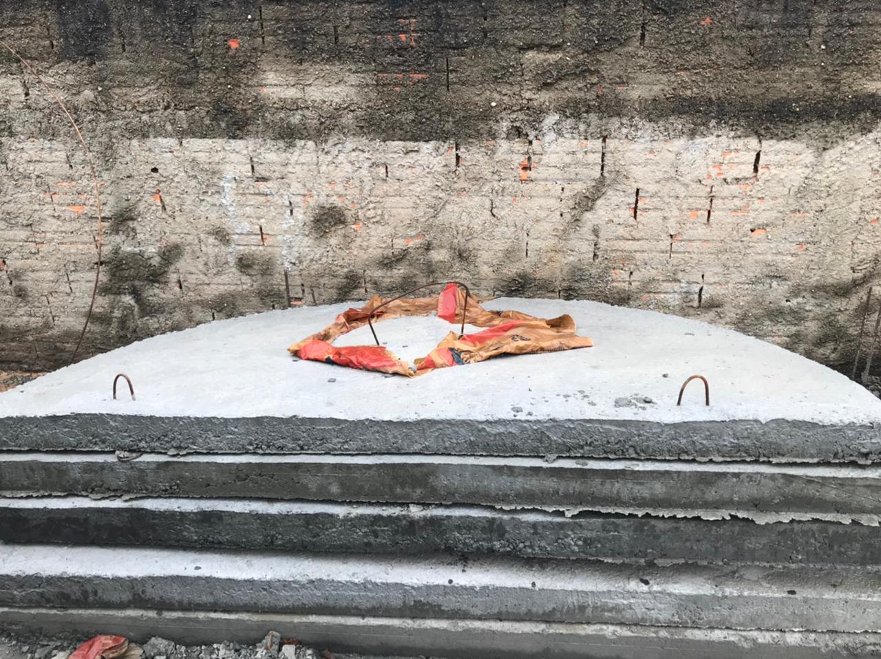 Tampa de Concreto - Fábrica de Zimbra Dois Irmãos