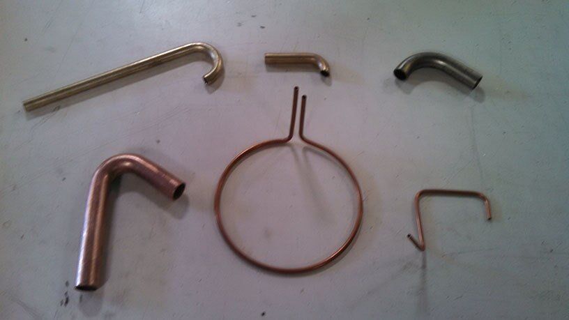 Bending Service — Assortment of Various Copper And Brass Bent Tubing in Sun Valley, CA