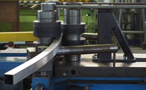 Aluminum — Bending Tube Machine in the Factory in Sun Valley, CA