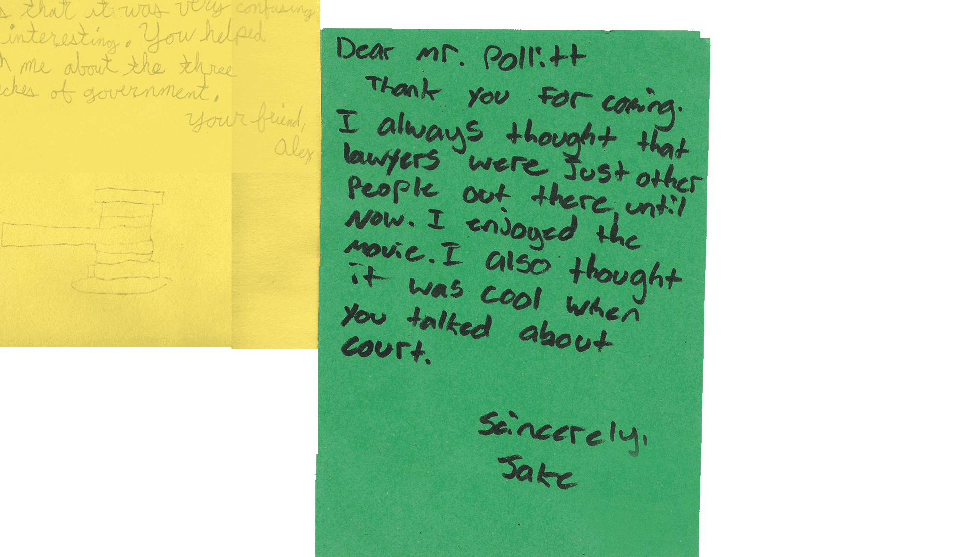 Letter from Sixth Grader