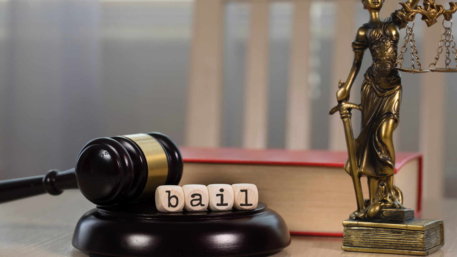 Gavel next to the word 