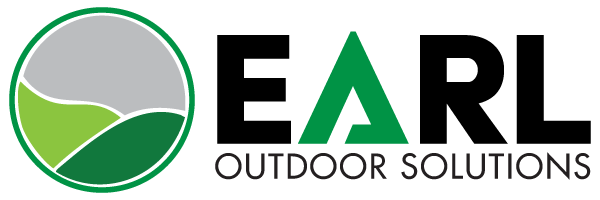 Logo: green circle with shovel, text