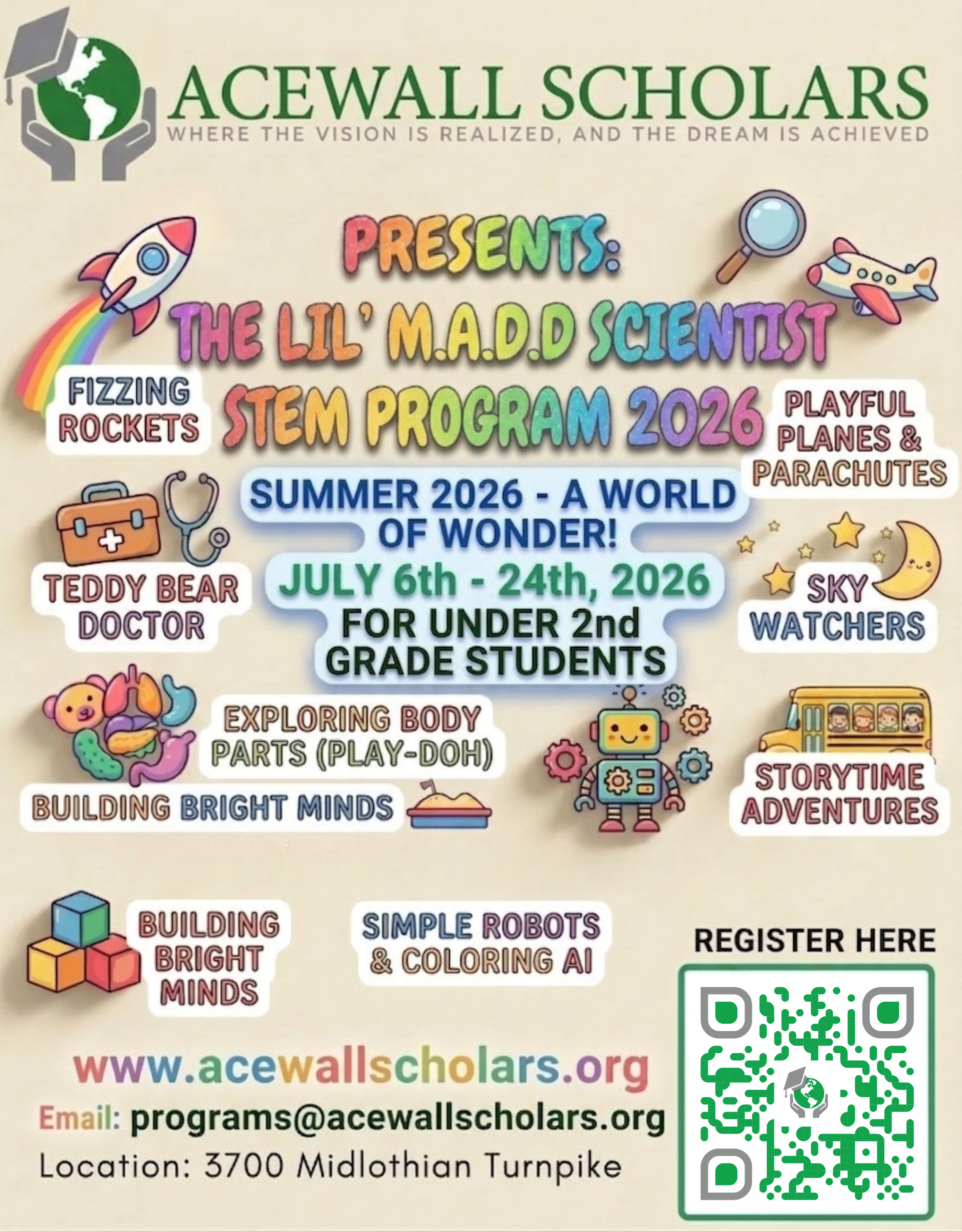 Lil' MAD Scientist Camp Details