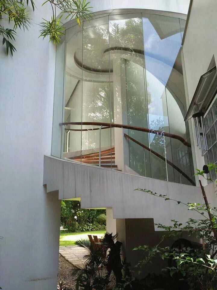 Parete per scala a chiocciola