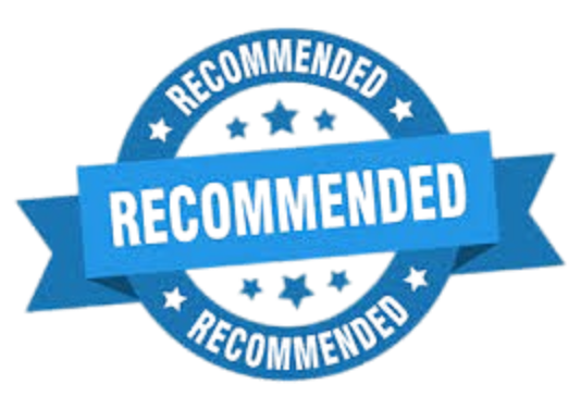 Blue badge with 