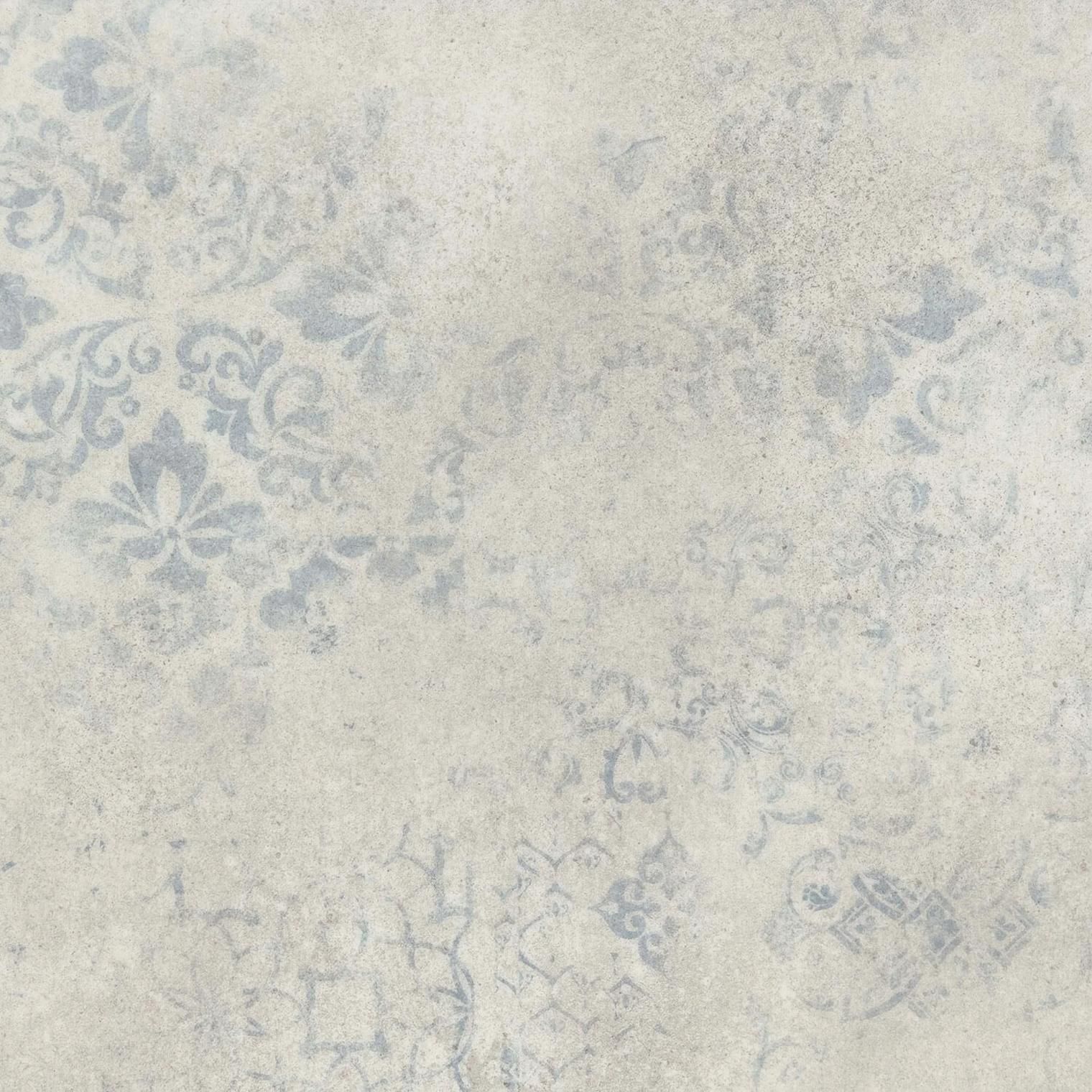 Blue Stencil Concrete EC