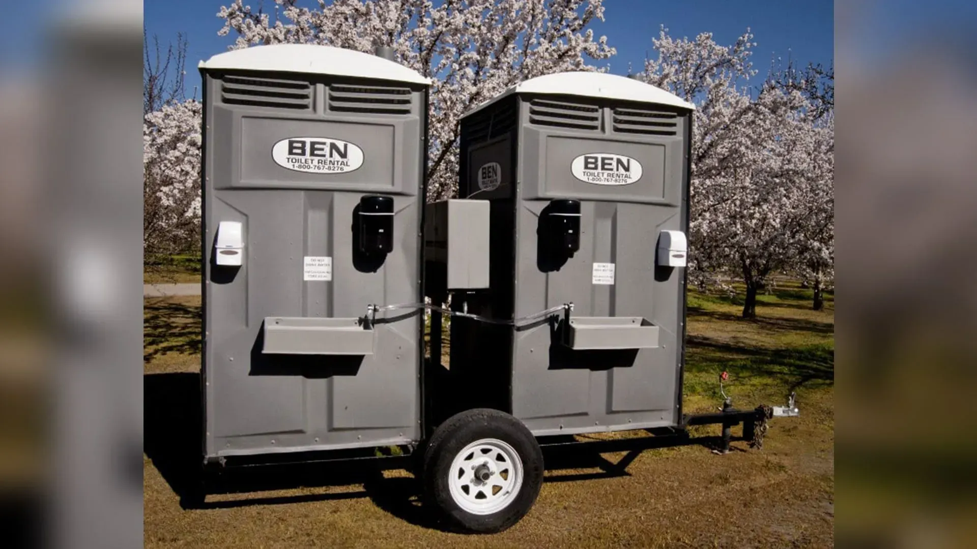 Double On Wheels Portable Toilet in Chico, CA