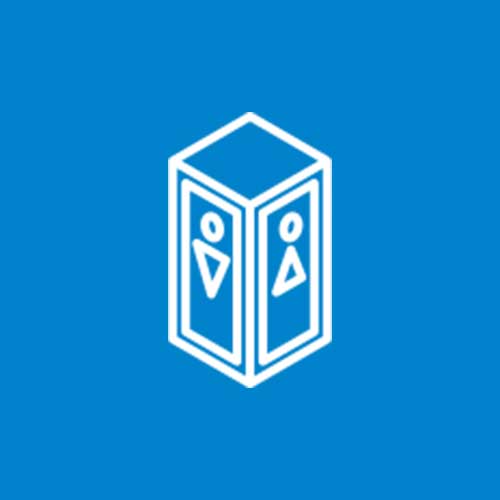 Icon of a restroom unit
