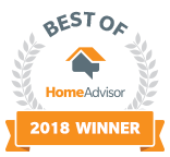 Award from Home Advisor 2018