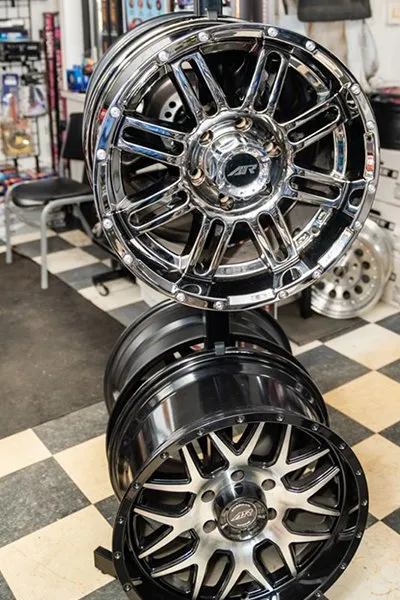 Car Alloy Wheel — Niagara Falls, NY — Halleen's Automotive and Accessory Store Car Alloy Wheel — Niagara Falls, NY — Halleen's Automotive and Accessory Store