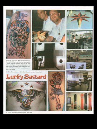 Crave Magazine, featuring Lucky Bastard