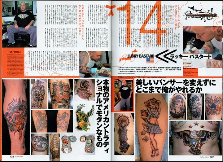 Tattoo Tribal Magazine featuring Lucky Bastard