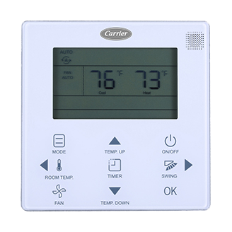 Carrier Non-Programmable Wired Remote Controller Model 45VM900002
