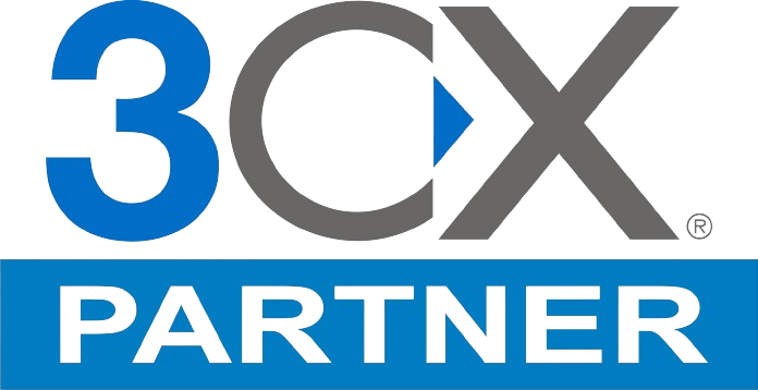 A logo for a company called 3cx partner