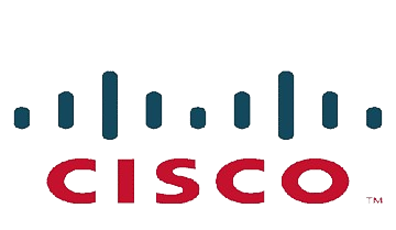 A cisco logo is shown on a white background