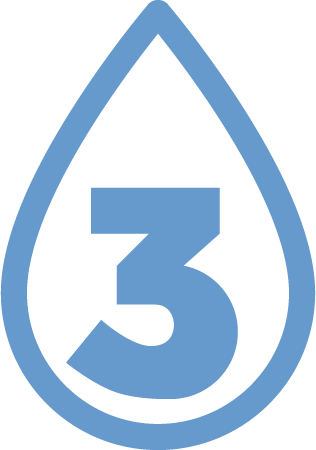 Wasser 3 bleiben Sie trocken