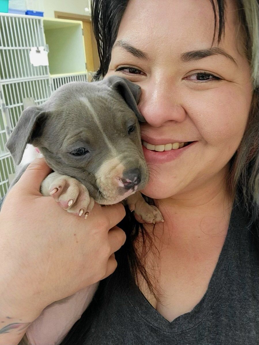 Lady with Cute Dog - Albuquerque, NM - Good Shepherd Animal Clinic