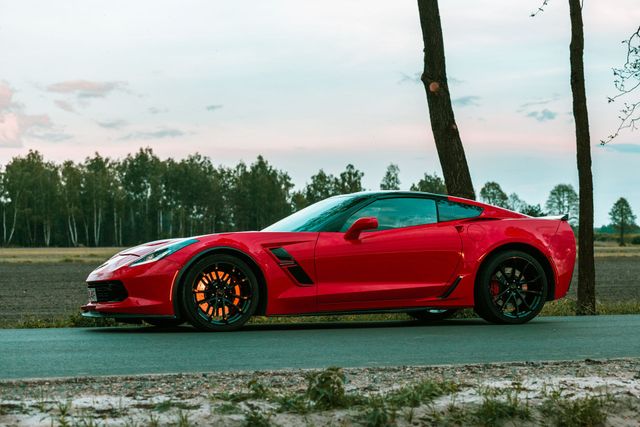Tappetini Auto Chevrolet Corvette C7 2013-2019 Velluto Su Misura