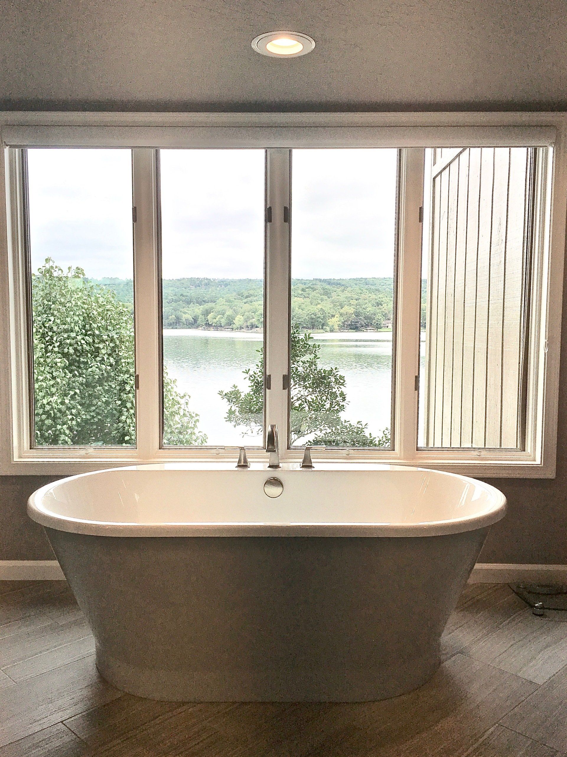 updated master bathroom