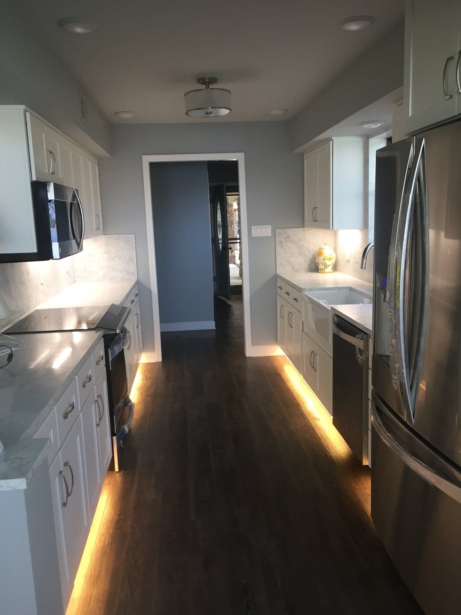 remodeled galley kitchen