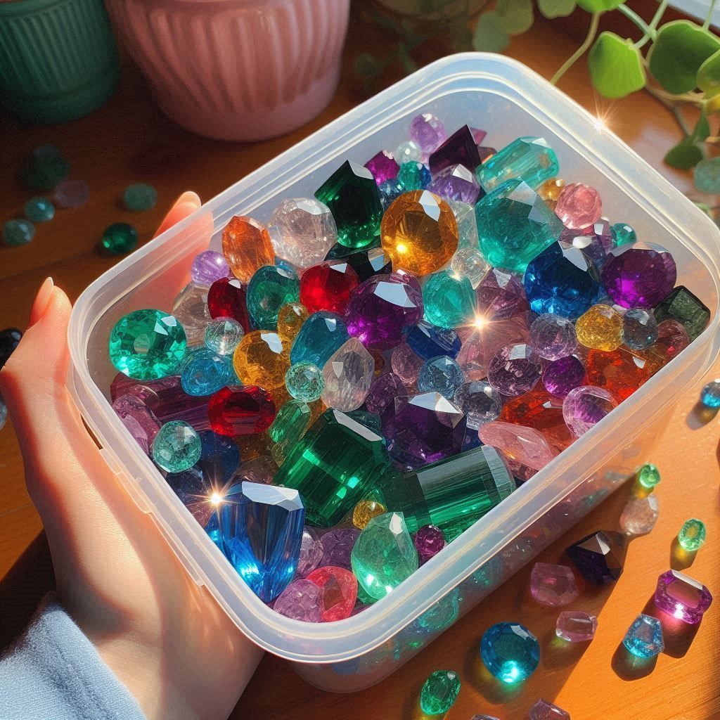 Gems in Tupperware