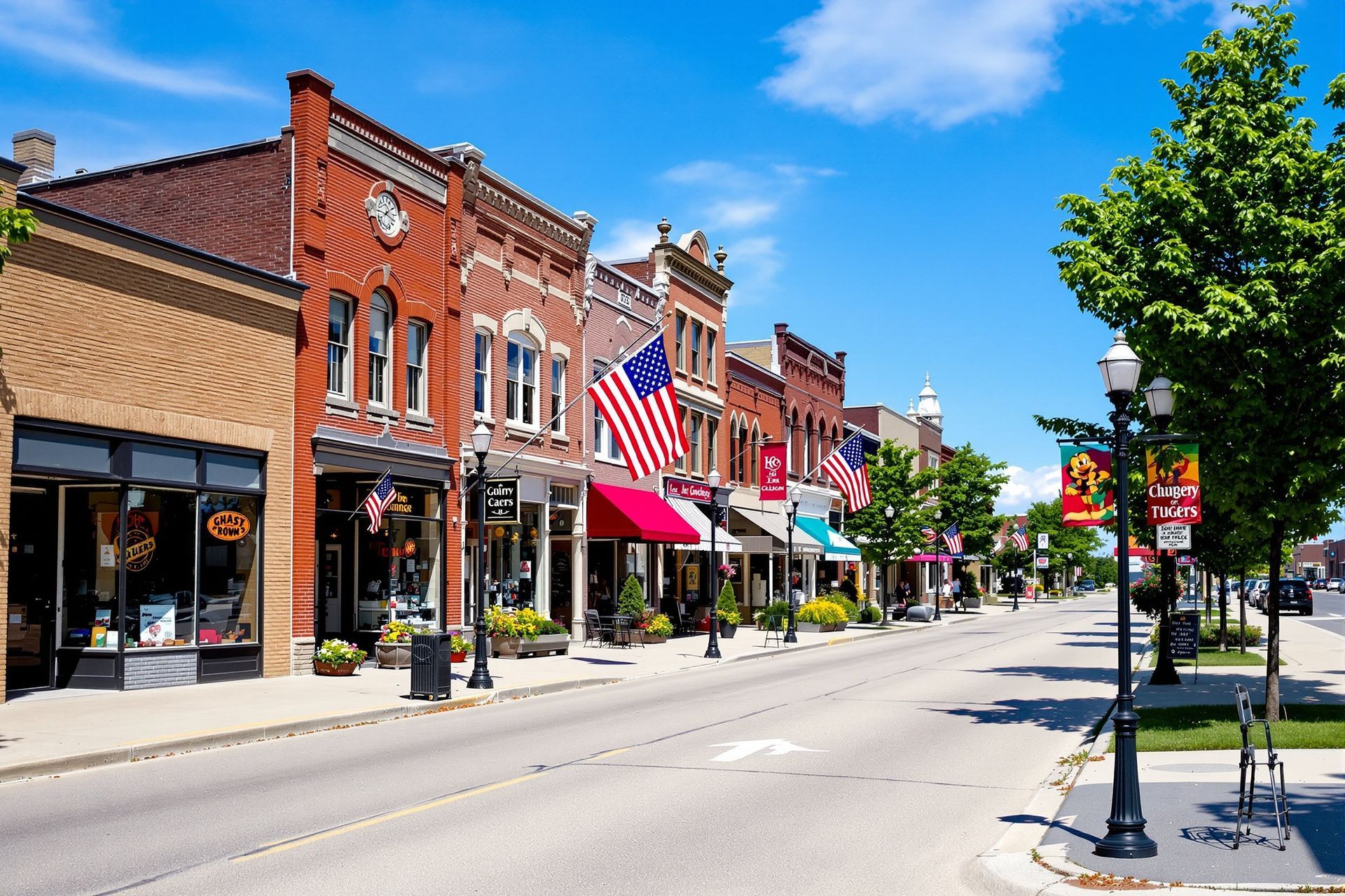 Picture of Downtown Plymouth, Wisconsin