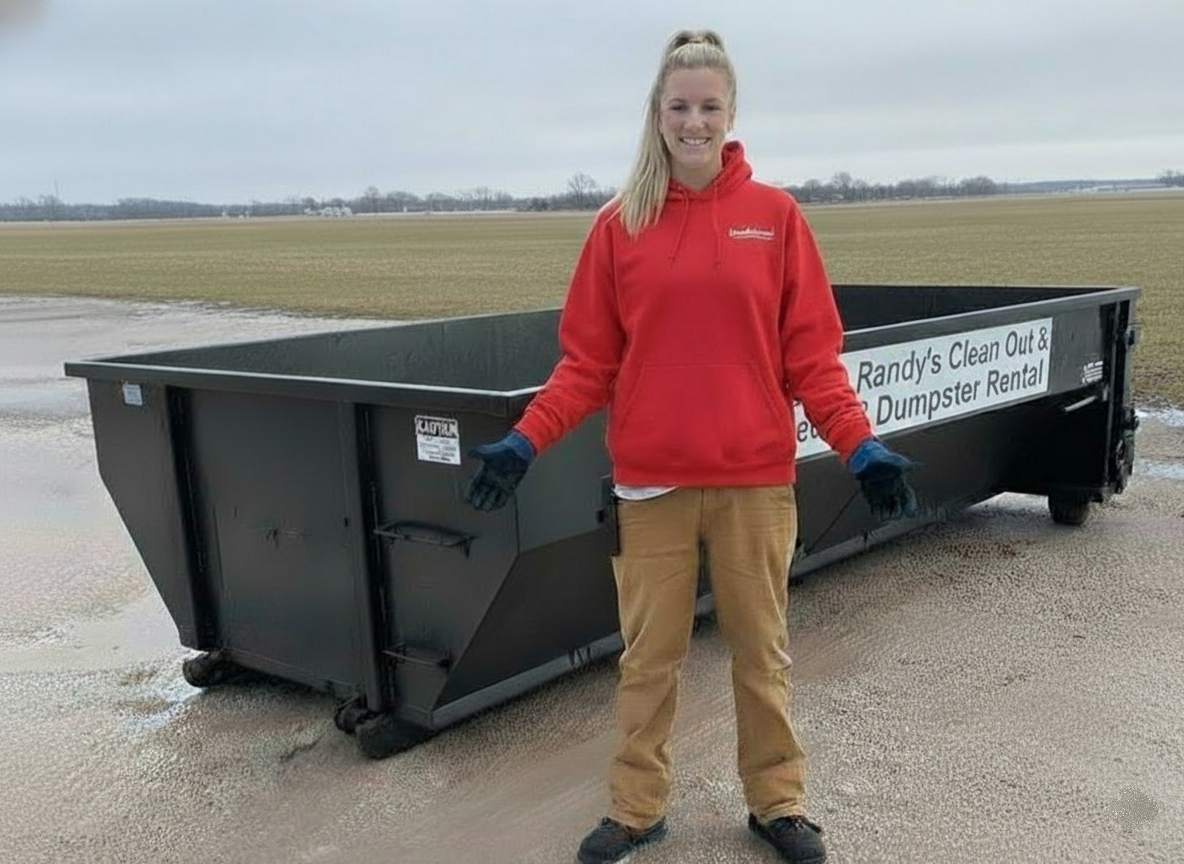 10 yard dumpster dimensions 