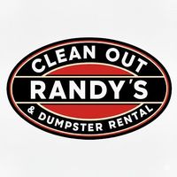 Logo for Randy's Clean Out and Dumpster Rental: oval shape with text