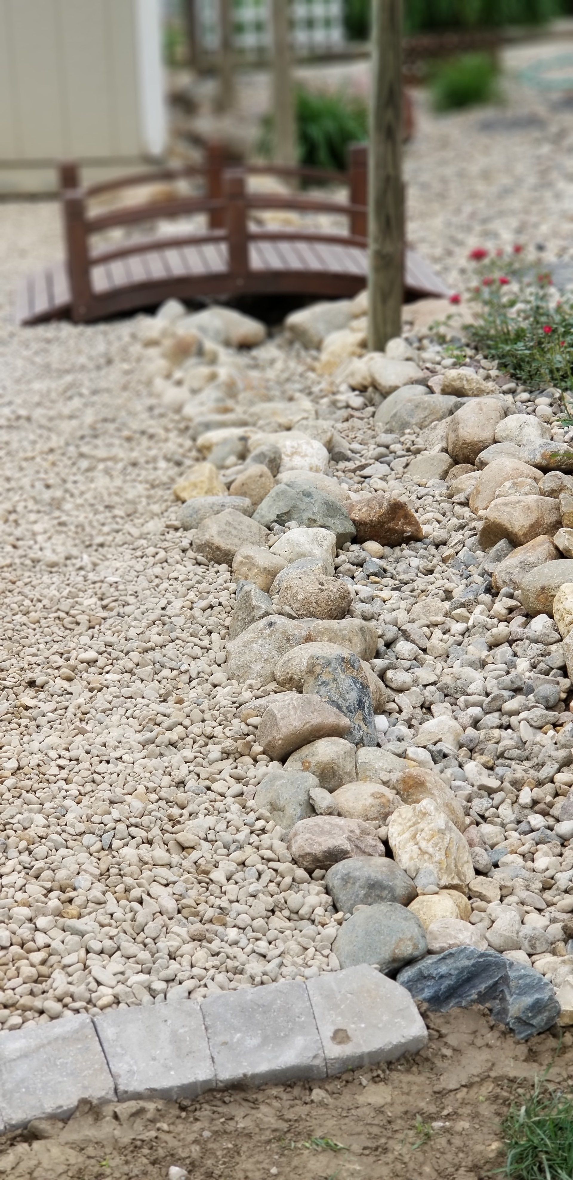 Small Stones and a Bridge — Omaha, NE — Omaha Lawnscaping Solutions