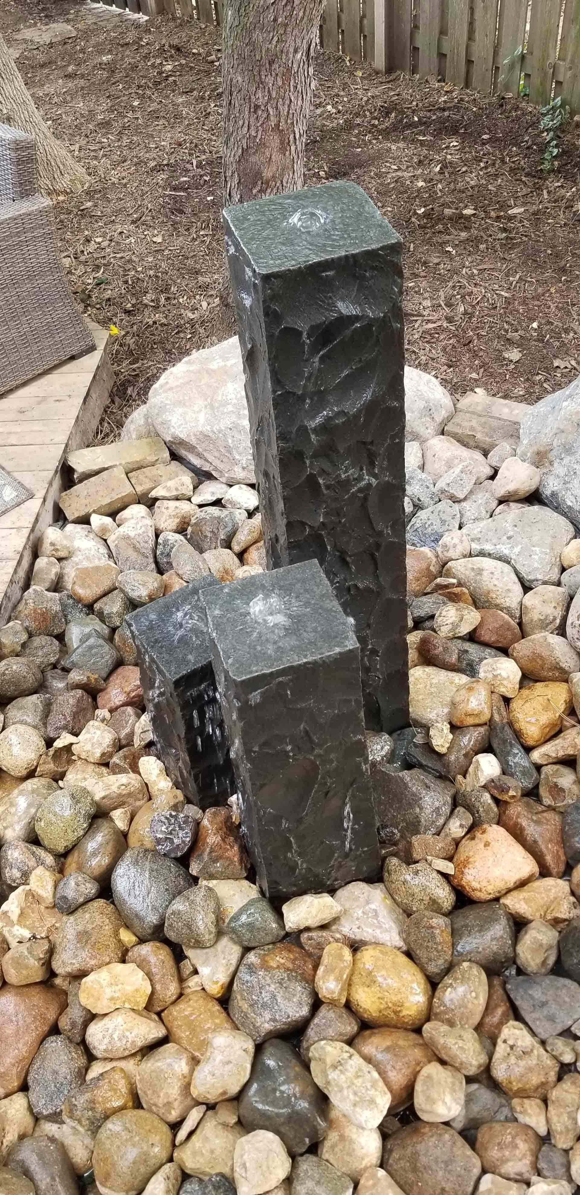 Formation of Decorative Stone on Rocks — Omaha, NE — Omaha Lawnscaping Solutions