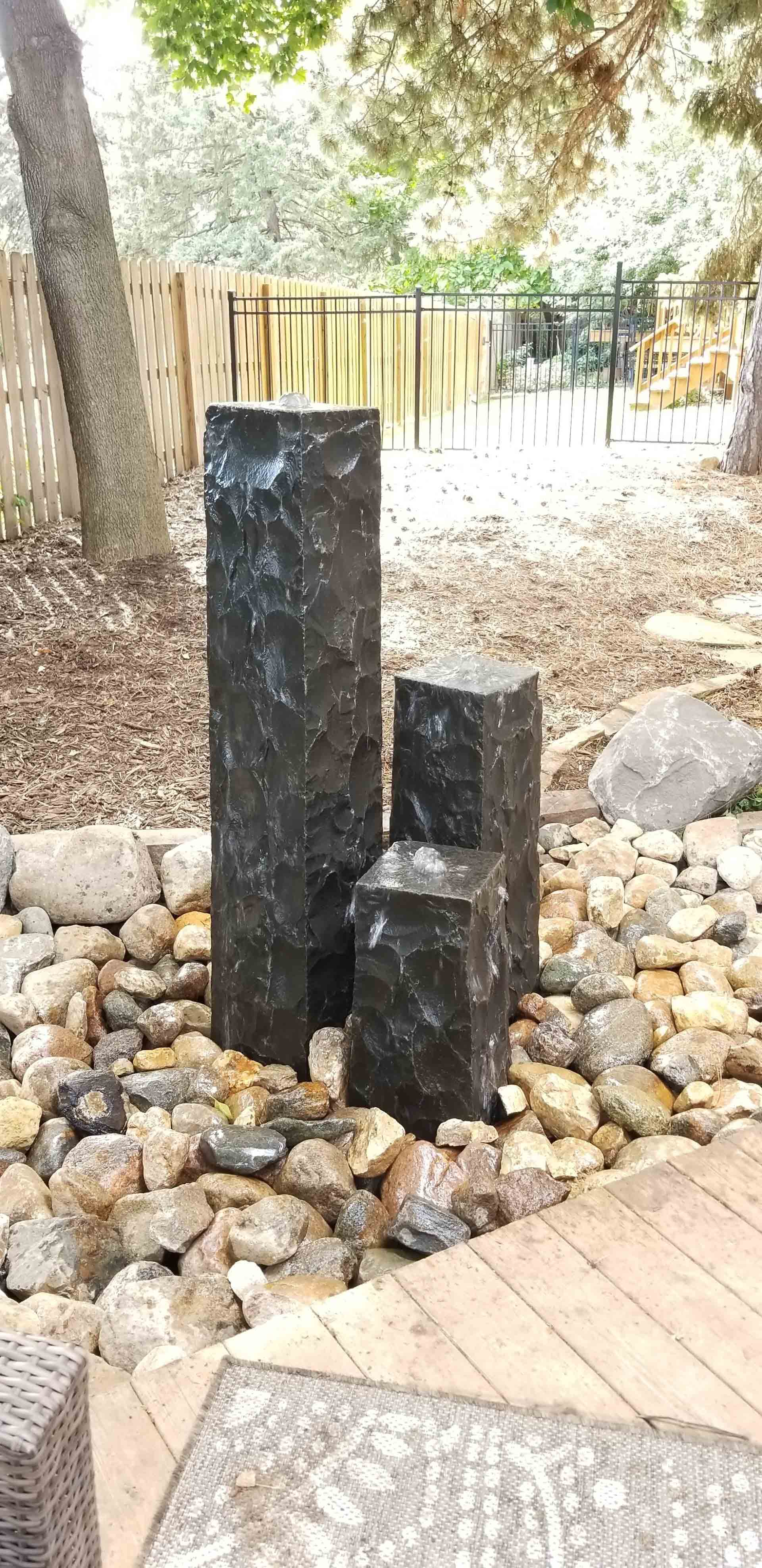 Decorative Stone on Rocks — Omaha, NE — Omaha Lawnscaping Solutions