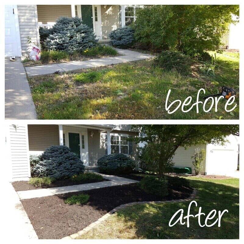 Mowing Grass in Lawn — Omaha, NE — Omaha Lawnscaping Solutions