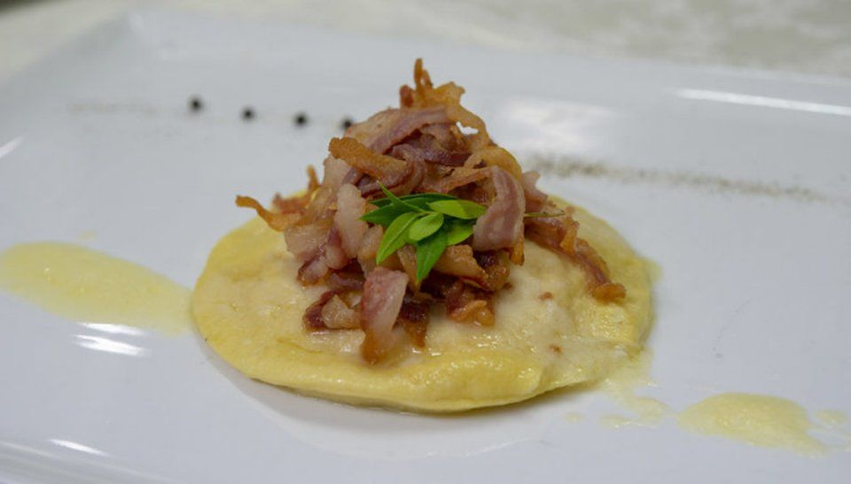 Omelette con pancetta