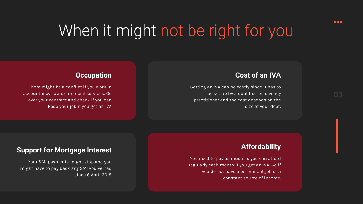 A screenshot of a website that says `` when it might not be right for you ''.
