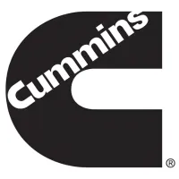 Black letter "C" with the name "Cummins" in white, used as the company logo.