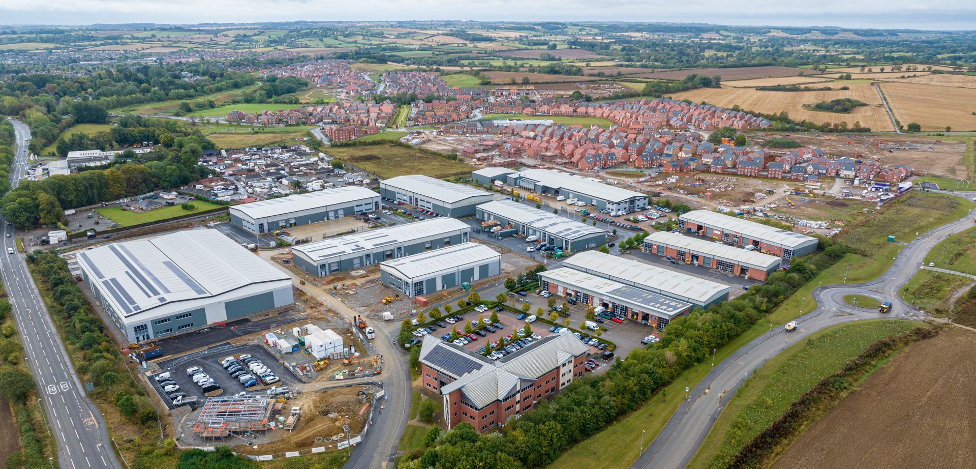 Large area captured in one drone photo