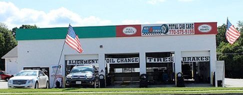 Our Auto Repair Shop Outside in Marietta, GA - All 4 Tires
