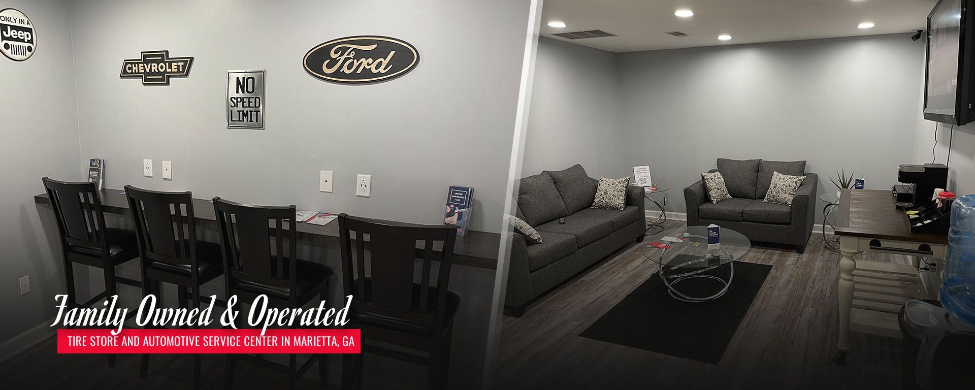 Sitting-Area at All 4 Tires - Marietta Auto Repair
