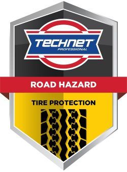 Warranty Tire Protection Logo - All 4 Tires
