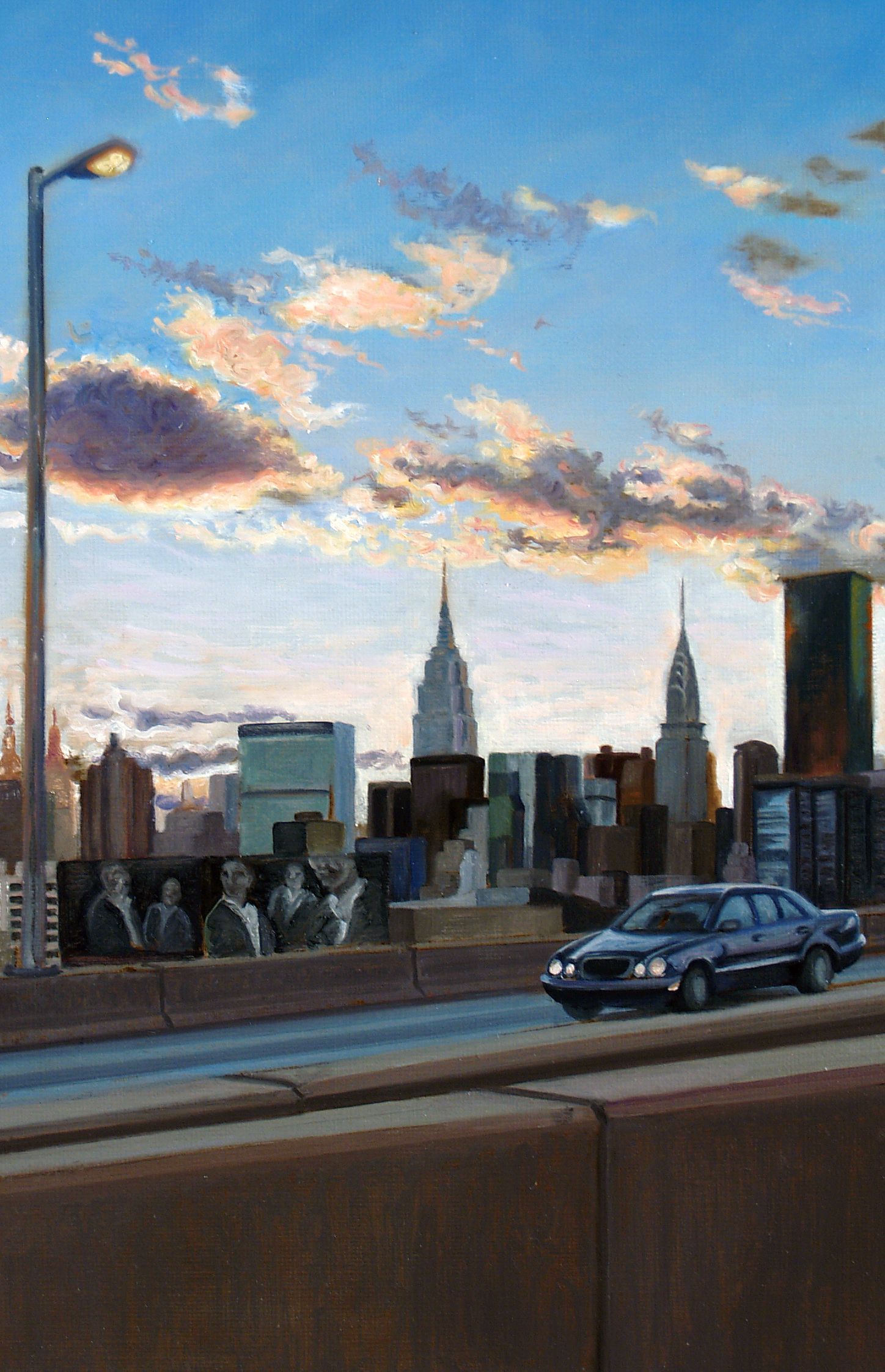 Into The City | Figurative Oil Painting by John Varriano