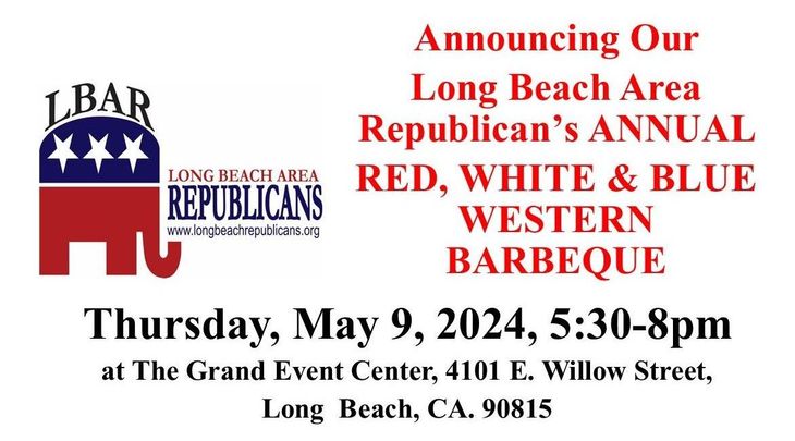Long Beach Area Republican's annual Red, White and Blue Western BBQ