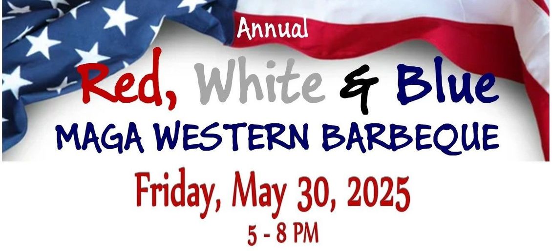 Red, White & Blue MAGA Western BBQ