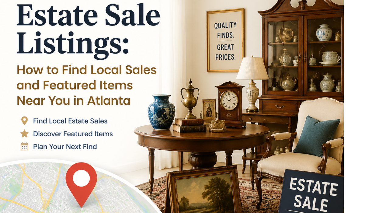 How to Discover Local Estate Sales and Featured Items in Atlanta